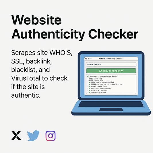 Website Authenticity Checker Pro