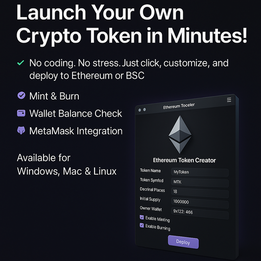 Ethereum Token Creator App – Launch Your Own Crypto Token in Minutes